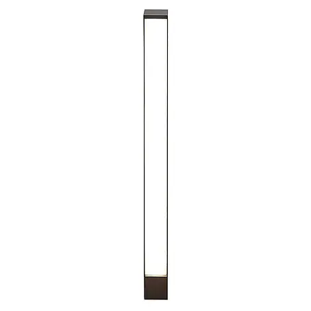 Lucande LED Wegeleuchte Pollerleuchte dunkelgrau 60 cm, Gartenlampe