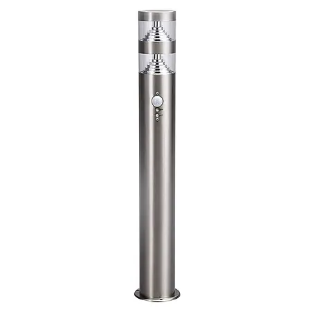 Lindby Edelstahl LED Wegeleuchte / Pollerleuchte 60 cm mit Bewegungsmelder