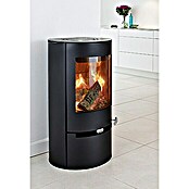 Aduro Kaminofen 9-1 (6 kW, Raumheizvermögen: 334 m³, Mit Holzfach, Schwarz)