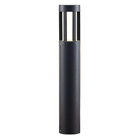 Lucande LED Wegeleuchte, Pollerleuchte Dunkelgrau, Außenleuchte 65 cm