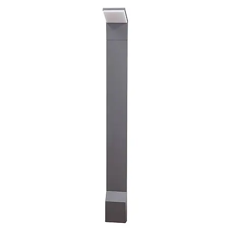 Lucande LED Wegeleuchte anthrazit Gartenlampe 100cm Pollerleuchte Aluminium