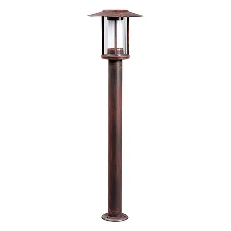 Lindby LED Wegeleuchte in rost, transparent, Gartenlampe