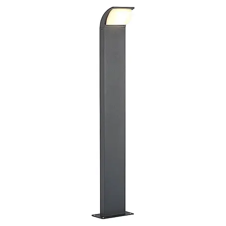 Lucande LED Wegeleuchte Pollerleuchte anthrazit 80 cm, Aussenleuchte Garten