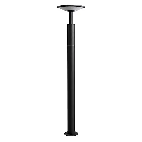 Lucande LED Wegeleuchte anthrazit Gartenlampe 100cm Pollerleuchte Aluminium
