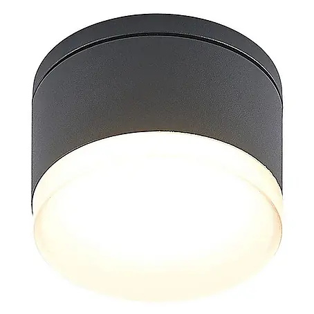 Lindby LED Wandleuchte aussen in dunkelgrau, weiß, Aussenlampe Wand