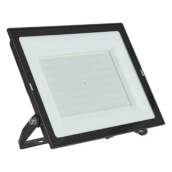 PRIOS LED Wandleuchte innen in schwarz, Wandstrahler -  - Schwarzer rechteckiger LED-Fluter mit sichtbaren LED-Chips und verstellbarem Montagewinkel.