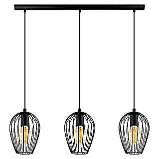 Eglo Newtown Okrugla viseća svjetiljka (180 W, Ø x V: 160 mm x 110 cm, Crne boje, E27)