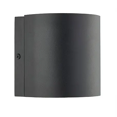 Lindby LED Wandleuchte aussen in schwarz, Aussenlampe Wand