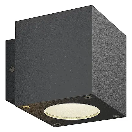 Lucande LED Wandleuchte aussen in graphit, up down Aussenlampe Wand