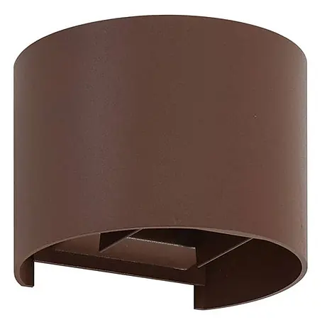 Lindby LED Wandleuchte aussen in rost, up down Aussenlampe Wand