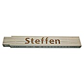 Zollstock (Aufdruck: Steffen, 2 m)