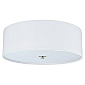 Eglo Pasteri Deckenleuchte rund (3-flammig, 3 x 60 W, Farbe Schirm: Weiß, Durchmesser: 47,5 cm, E27)