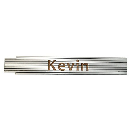 Zollstock (Aufdruck: Kevin, 2 m)