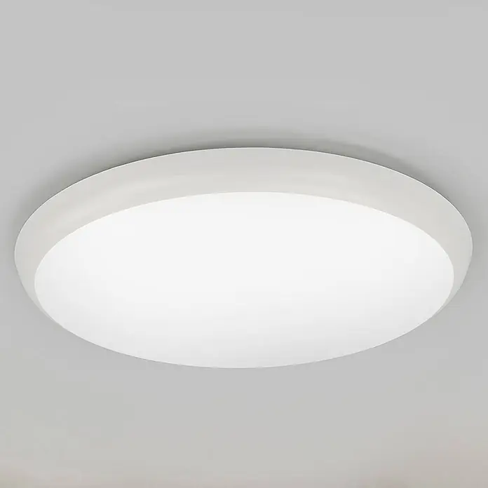 Arcchio LED Deckenlampe in weiß, Deckenleuchte rund -  - Runde weiße LED-Deckenleuchte zur Aufputzmontage.