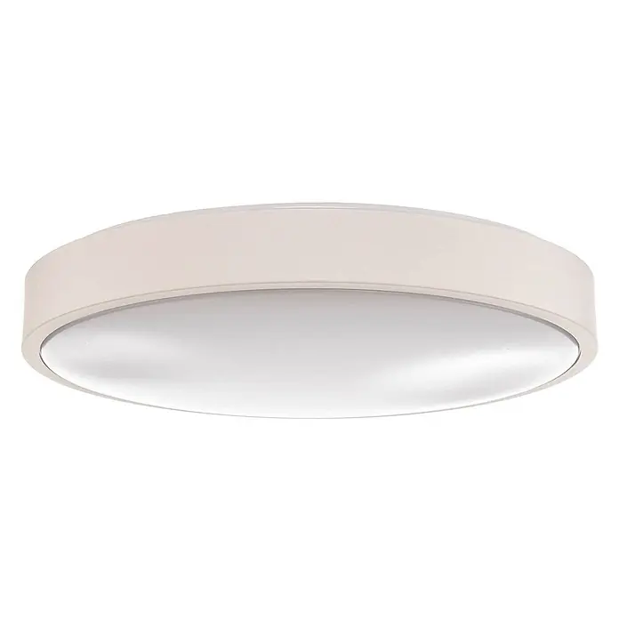 Lindby LED Deckenlampe Smart Home in weiß, dimmbar Deckenleuchte rund -  - Runde weiße Deckenleuchte mit mattierter Abdeckung.
