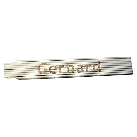 Zollstock (Aufdruck: Gerhard, 2 m)