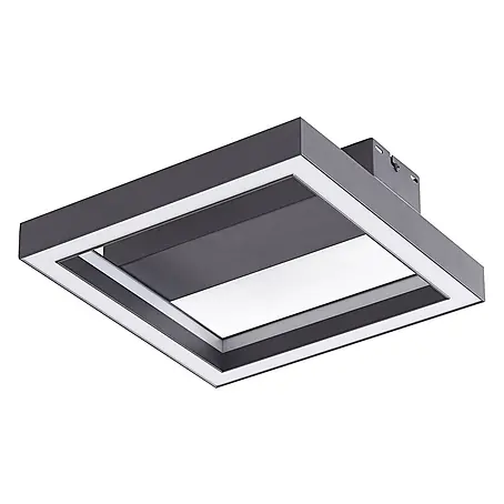 Lucande LED Deckenlampe dimmbar 30 cm, RGB Backlight, Fernbedienung