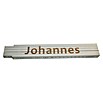 Zollstock (Aufdruck: Johannes, 2 m)