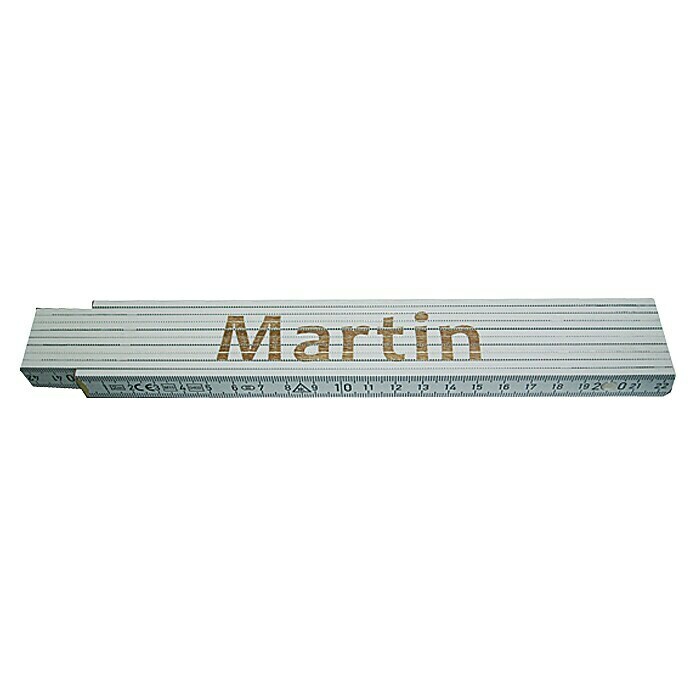 Zidarski metar (Natpis: Martin, 2 m)