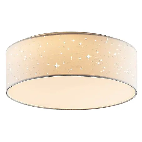 Lindby LED Deckenlampe in weiß, Deckenleuchte rund