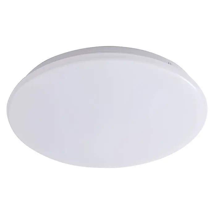 Lindby LED Deckenlampe in weiß, Deckenleuchte rund -  - Weiße, runde LED-Deckenleuchte für die Aufputzmontage.