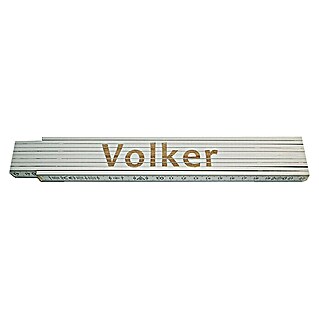 Zollstock (Aufdruck: Volker, 2 m)