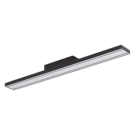 Lucande LED Deckenlampe in schwarz, dimmbar Deckenleuchte