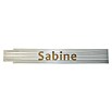Zollstock (Aufdruck: Sabine, 2 m)