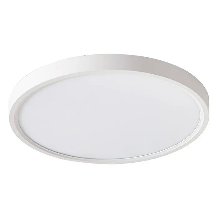 Lindby Deckenleuchte Deika - weiß / opal - Runde, weiße LED-Aufputz-Deckenleuchte.