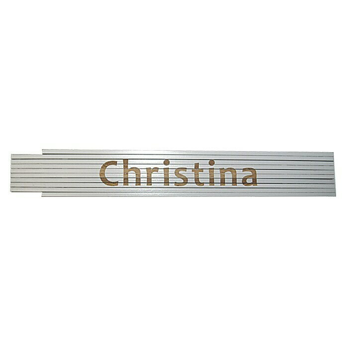 Zollstock (Aufdruck: Christina, 2 m)