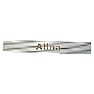 Zollstock (Aufdruck: Alina, 2 m)