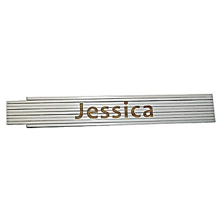 Zollstock (Aufdruck: Jessica, 2 m)