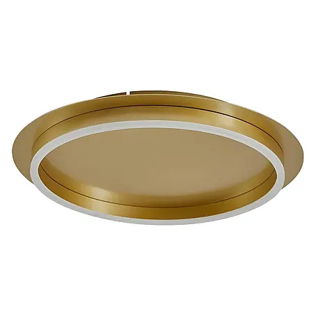 Lindby LED Deckenlampe in gold, Deckenleuchte rund