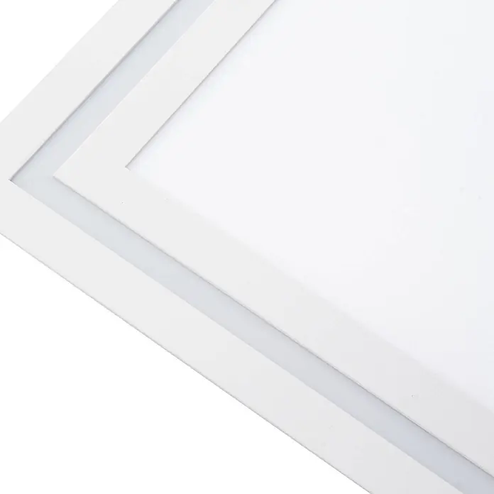 Lucande LED Deckenlampe in weiß, dimmbar Deckenleuchte -  - Weißes LED-Panel als Leuchte mit modernem Design.