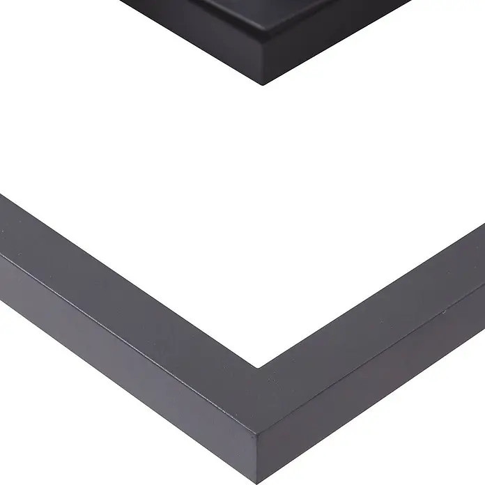 Lucande LED Deckenlampe dimmbar über Wandschalter, Wohnzimmerlampe -  - Dunkelgraues Metalleckprofil mit präzisen Kanten.