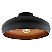 Eglo Plafondlamp Mogano (l x b x h: 40 x 40 x 17 cm, Zwart, Koper, E27) | BAUHAUS
