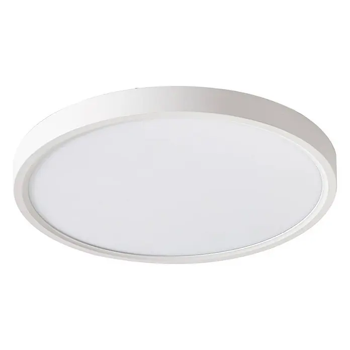 Lindby Deckenleuchte Deika - weiß / opal - Weiße, runde LED-Deckenleuchte.