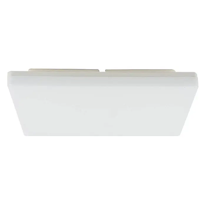 PRIOS LED Deckenlampe in weiß, Deckenleuchte -  - Weiße, rechteckige Deckenleuchte mit opalem Diffusor.