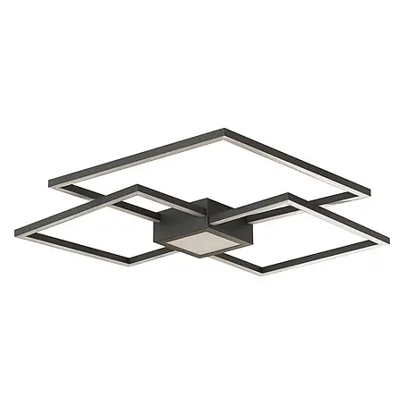 Lindby LED Deckenlampe modern, dimmbar, 230V, IP20, warmweiß (3.000K)