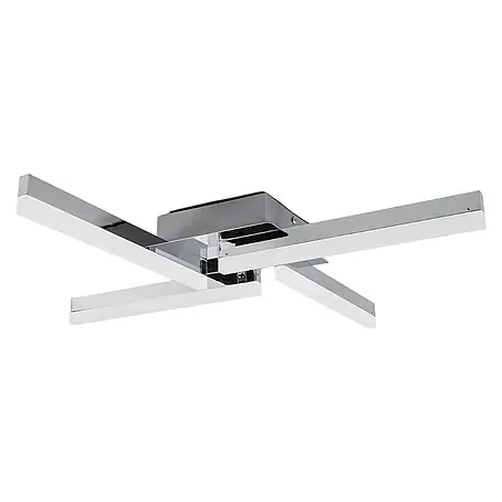Lindby LED Deckenlampe in weiß, chrom, Deckenleuchte