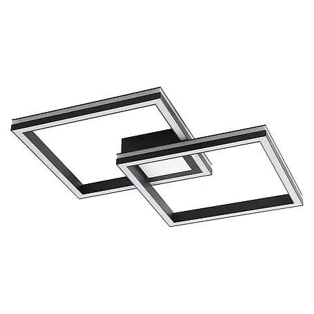 Lucande LED Deckenlampe dimmbar, RGB Backlight, Fernbedienung