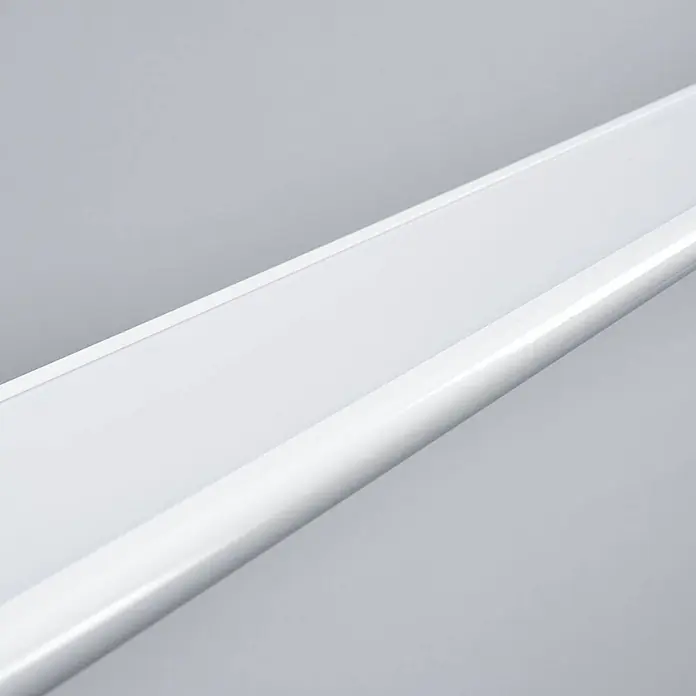 Arcchio LED Pendelleuchte Büro, Uplight und Downlight 2830lm -  - Weißes lineares LED-Licht mit Diffusorplatte und abgerundetem Gehäuse.