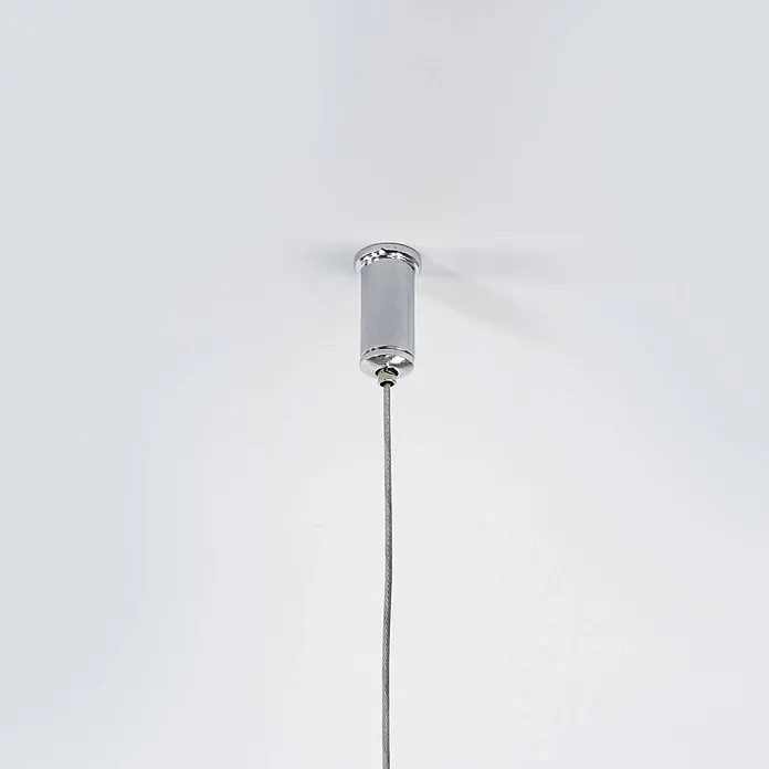 Arcchio LED Pendelleuchte Büro, Uplight und Downlight 2830lm -  - Verchromte Deckenhalterung für ein Seilsystem.