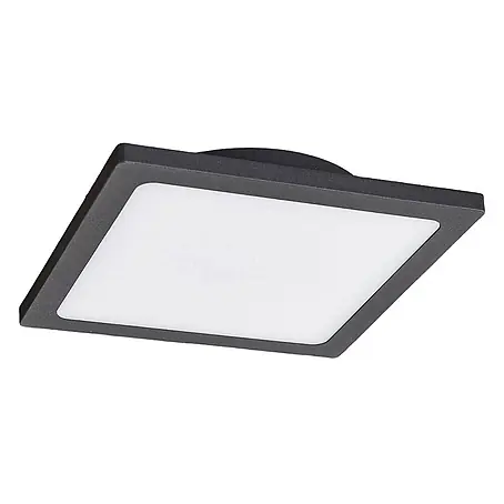 Lucande LED Outdoor Deckenlampe in anthrazit, weiß, Deckenleuchte außen