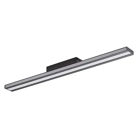 Lucande LED Deckenlampe in schwarz, dimmbar Deckenleuchte
