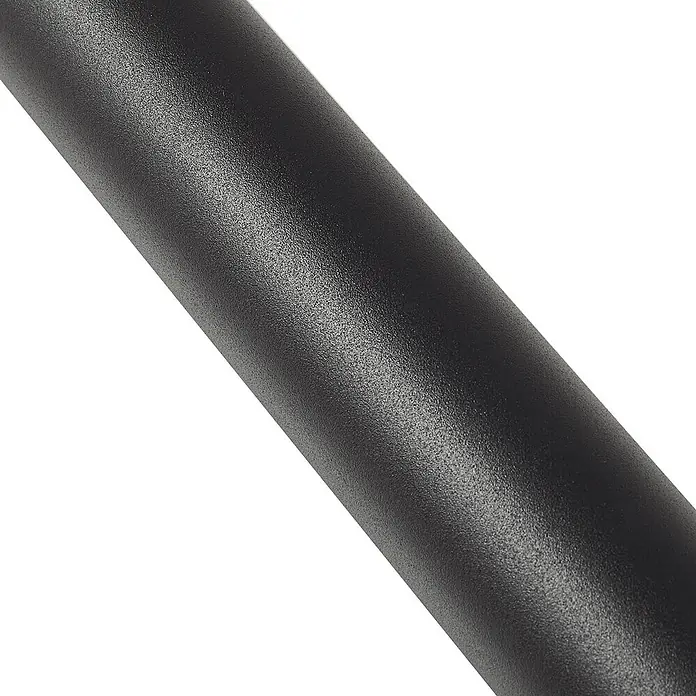 Lindby LED Gartenstrahler mit Erdspieß in anthrazit, Strahler Garten -  - Schwarzes, strukturiertes zylindrisches Objekt mit mattem Finish.