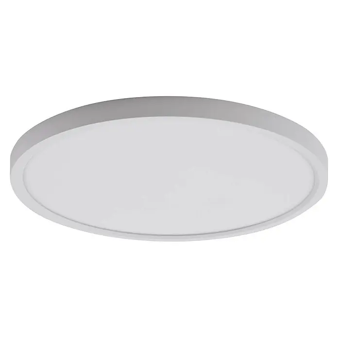 Lindby Deckenleuchte Pravin - weiß / opal, weiß / opal - Runde weiße/graue LED-Deckenleuchte zur Oberflächenmontage.