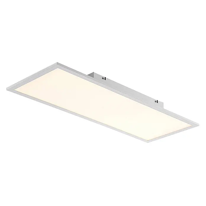 Lindby LED-Panel Quais - weiß / opal, weiß / opal, Neutralweiß - Rechteckige weiße LED-Deckenleuchte.