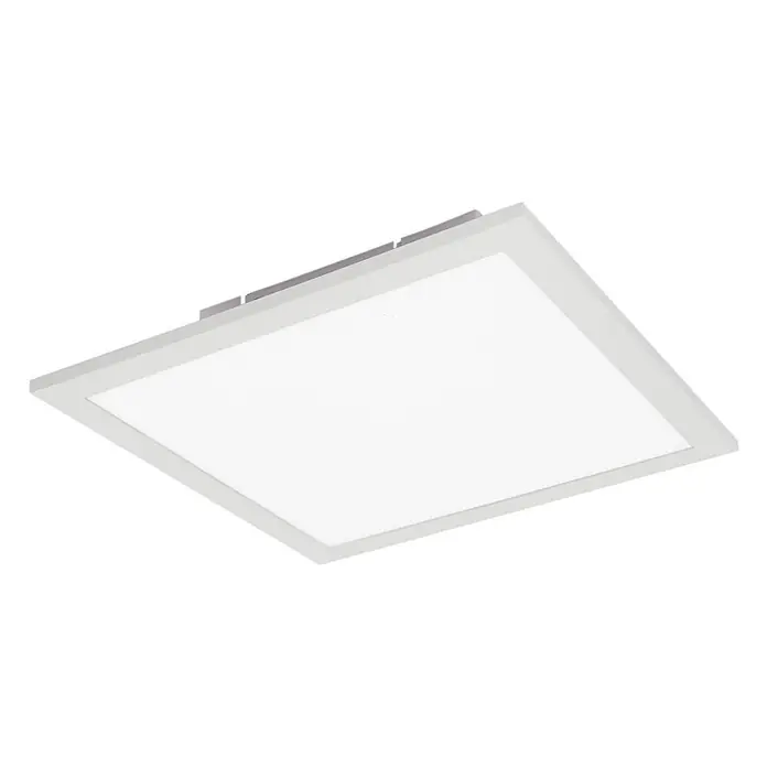 Lindby LED-Panel Kenma - weiß / opal, weiß / opal - Quadratische weiße LED-Deckenleuchte zur Installation.