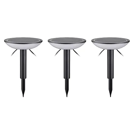 Lindby LED Gartenlampe Erdspieß Smart Home in schwarz, weiß, dimmbar